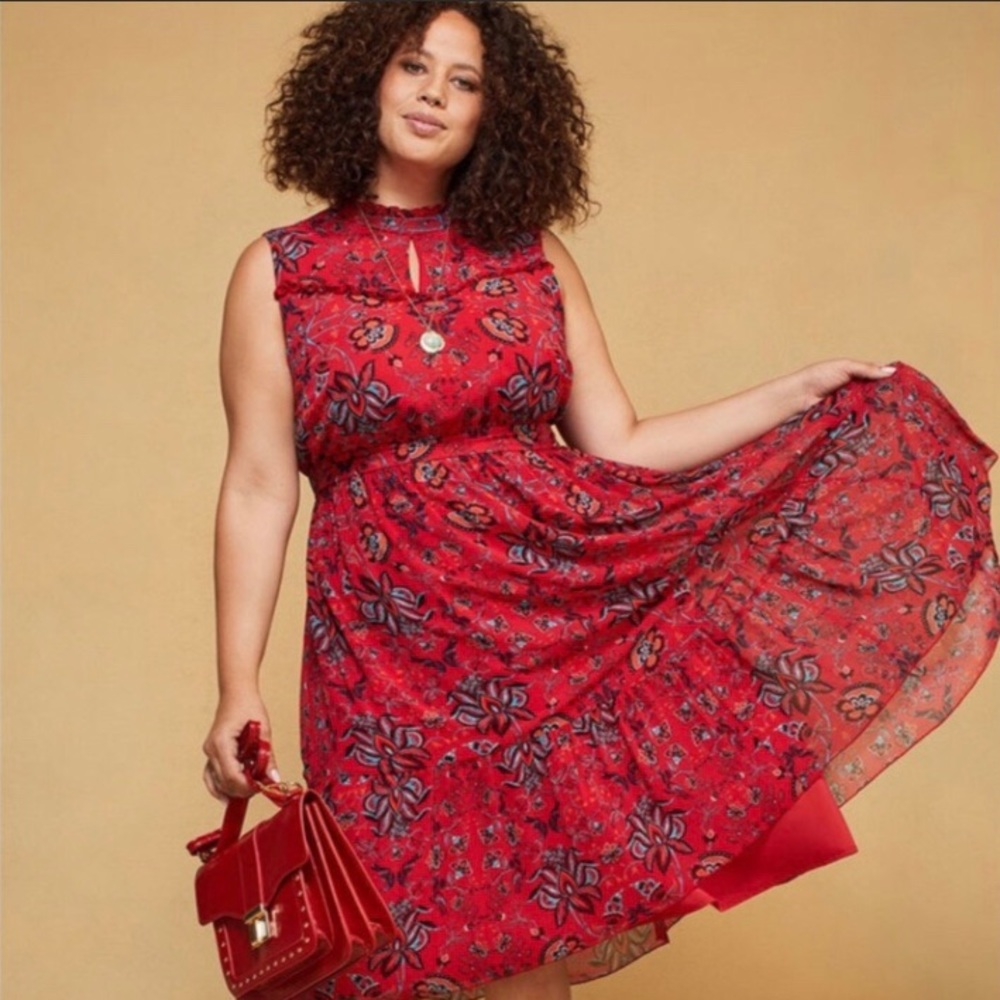 Mod Cloth red dress